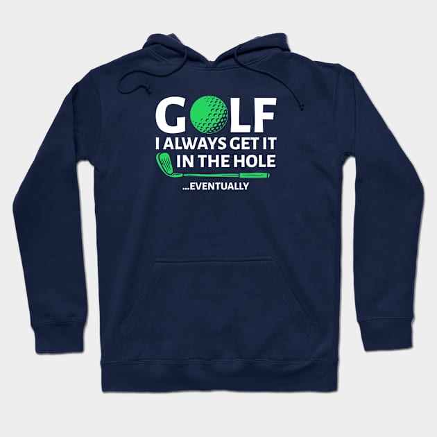 GOLFING Hoodie by DB Teez and More